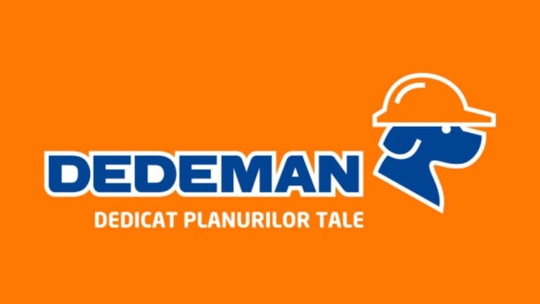 Logo Dedeman și informații de contact pentru magazinele din România