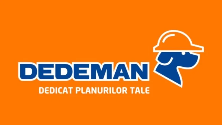 Logo Dedeman și informații de contact pentru magazinele din România