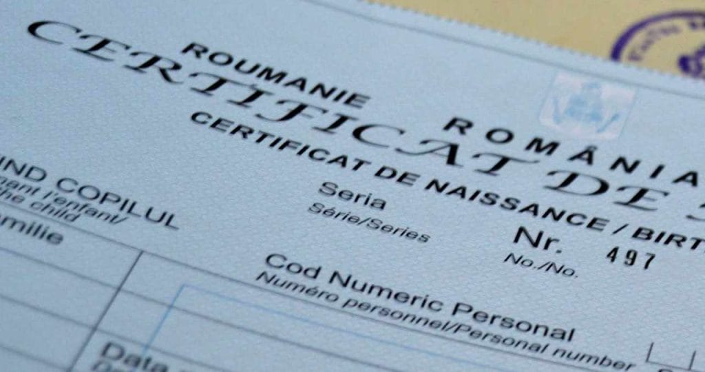 Acte necesare duplicat certificat naștere - Ghid Aprilie 2026